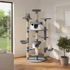 tectake® Kratzbaum Fippi 201 cm inklusive Spielkordel und Produktbild-Vorschau 8