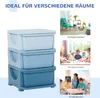 HOMCOM Schubladenschrank für Kinder mit Stauraum Produktbild-Vorschau 5