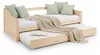 Holzbett 90x200 cm mit 2 Matratzen Tagesbett Ausziehbett Náhled obrázku produktu 11