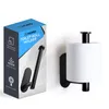 HGMD Toilettenpapierhalter selbstklebend - Schwarz - Produktbild-Vorschau 9
