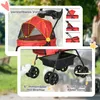 Wózek dla psa D00-127RD, buggy, składany, dla małych psów i Podgląd zdjęcia produktu 6