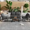 okwish Gartenlounge-Set mit Couchtisch, Gartenmöbel Set Produktbild-Vorschau 4