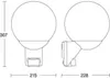 Steinel Sensor luce esterna L 585 S LED bianco Anteprima dell’immagine prodotto 14