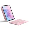 A pink tablet with a detachable keyboard case, shown at an angle against a white background. Produktbild-Vorschau