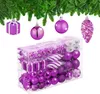 Relaxdays Weihnachtskugeln 72er Set, glitzernde, matte & Produktbild-Vorschau 1