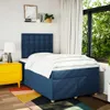 Design Boxspringbett mit Matratze Blau 120x200 cm Stoff, Produktbild-Vorschau 5