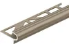 Profil schodowy aluminiowy półokrągły Cezar Szampan Mat Podgląd zdjęcia produktu 1
