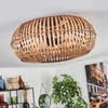 Aidone moderne Deckenlampe aus Metall/Bambus in Produktbild-Vorschau 2