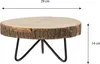 Mica Decorations Pia Table d'appoint en tronc d'arbre - H14 Voir les images du produit 2