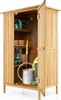 COSTWAY Armoire de jardin en bois, abri de jardin avec toit Voir les images du produit 1