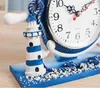 Mediterraner Stil, nautische geräuschlose Tischuhr Produktbild-Vorschau 4