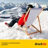 Chaise longue - unicolore - lilas - pliable - en bois de Voir les images du produit 6