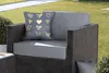 MuchoWow® Outdoor Kissen - Gold gezeichnete Herzen auf Produktbild-Vorschau 5