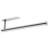 A silver-colored stainless steel kitchen roll holder mounted on a white background. Produktbild-Vorschau