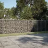 vidaXL Gabbione con coperchio 600x50x100 cm Ferro zincato Anteprima dell’immagine prodotto 2