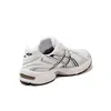 A single white and black Asics athletic shoe is shown from a side-rear angle against a white background. Produktbild-Vorschau