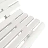 vidaXL Ławka ogrodowa 145,5 cm plastikowa biała Podgląd zdjęcia produktu 3
