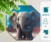 Milliwood Holzpuzzles - Hallo, ich bin klein - Elefant Elie Produktbild-Vorschau 4