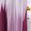 A close-up of a curtain with a gradient pattern, with sunflowers in a vase visible on the right side. Produktbild-Vorschau