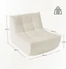 EUGAD Sitzsack, Bodensofa, Bodenstuhl mit Rückenlehne, Produktbild-Vorschau 3