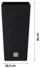 Prosperplast Blumentopf RATO SQUARE - anthrazit Produktbild-Vorschau 44
