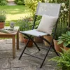 HowHomely | Gartenhocker - Klappstuhl - Gartenstuhl - aus Produktbild-Vorschau 2