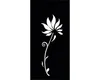 Sichtschutzwand Lilie 90 x 178 cm RAL 7016 anthrazit Produktbild-Vorschau 2
