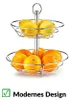 Zeller Obst-Etagere, 2-lagig, Metall verchromt - Ø26x29; Produktbild-Vorschau 5