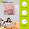ARTland Leinwandbild Rosen Größe: 30x30 cm Produktbild-Vorschau 3
