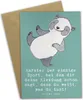 Mr. & Mrs. Panda Grußkarte Karate Kleidung - Meeresbrise - Produktbild-Vorschau 1