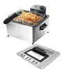 Fritteuse 5L Kaltzonen Edelstahl Sichtfenster Fritöse 3 Produktbild-Vorschau 3