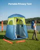 SucceBuy Duschzelt mit 1 Raum & Duschsack, Toilettenzelt Produktbild-Vorschau 2