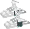 20x Parusia Kleiderbügel silber,  42cm breit, 1cm stark, Produktbild-Vorschau 1