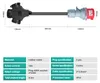 Adaptér CEE 16A 400V na 3x 230V 16A rozdělovač, gumový Náhled obrázku produktu 8