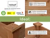 needs&wants® Aiuola rialzata grande a gradini in legno per Anteprima dell’immagine prodotto 3