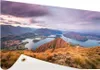 Gartenposter - 120x80 cm - Berge und Seen  - Modernes Produktbild-Vorschau 1