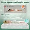 NicePlus 2-in-1 Topper, 90x200x7 cm, traagschuim met 5 Productafbeelding-voorbeeld 4