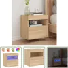 The Living Store TV-Wandschrank mit LED-Leuchten Produktbild-Vorschau 1