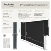 Doppel-Seitenmarkise 160 x 600 cm ausziehbar, mit Produktbild-Vorschau 5