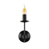 Wandlampe Rustikal E14 Schwarz Metall dekorativ innen Produktbild-Vorschau 3