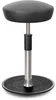 Sitz- Stehhocker Free Tall Hutsitz Boxmark Leder Grau chrom Produktbild-Vorschau 2