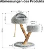 Fudajo Kratzbaum Zweigdesign mit Katzenhöhle 80 cm, Produktbild-Vorschau 3