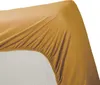 Ambiante Spannbettlaken  Baumwoll Uni HL Ochre 70x200 gelb Produktbild-Vorschau 2