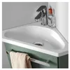 Meuble lave-mains d'angle suspendu SKINO Voir les images du produit 5