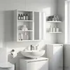vidaXL Kúpeľňová nástenná skriňa, biela, 40 x 16 x 62,5 cm, Náhľad obrázku produktu 4