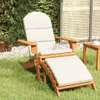 Krzesło Ogrodowe Adirondack Z Podnóżkiem, Lite Drewno Podgląd zdjęcia produktu 9