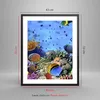 Gerahmtes Poster - Schwarzer Rahmen - Korallenriff - 40x50 Produktbild-Vorschau 5
