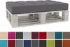 A pallet cushion with a selection of color swatches below. Náhled obrázku produktu
