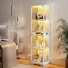 BROTTAR Glasvitrine in Weiß, moderne dreifarbige Produktbild-Vorschau 4