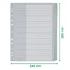 Leitz Register 43700000 blanko DIN A4 10teilig PP grau Produktbild-Vorschau 6